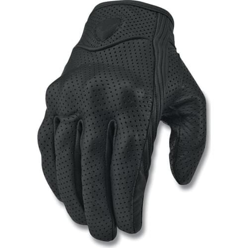 Hot Selling Pursuit Stealth Leather Gloves Motocross Motorbike Mountain Bicycle Offroad Mesh Summer Gloves
