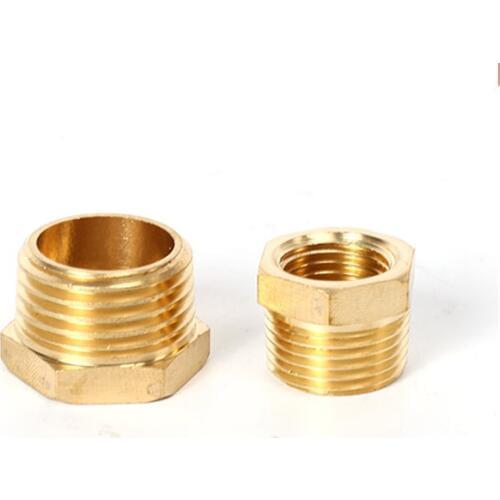 Brass Hose Fitting Hex Reducer Bushing M/F 1/8" 1/4" 3/8" 1/2" 3/4" BSP Male to Female change Coupler Connector Adapter