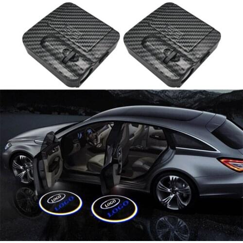 Car Door Welcome Laser Projector Logo Ghost Shadow Night Light For Hyundai Auto Wireless Car Courtesy Lamp Kit Car Accessories
