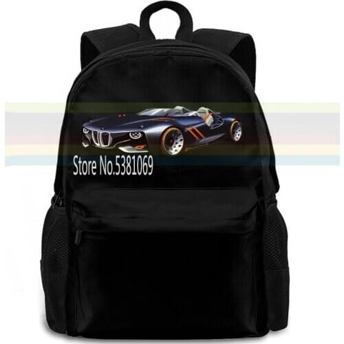 BMW car mens and womens student fashion style backpack