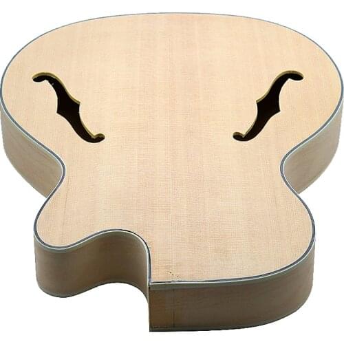 Best Joe Pass jazz guitar body sound barrel maple wood back spruce panel composite splint