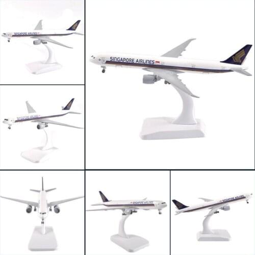 JASON TUTU 20cm Singapore Airlines Boeing 777 Plane Model Aircraft Model 1:300 Diecast Metal Airplane Model Planes Dropshipping