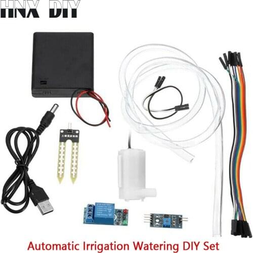 DIY Automatic watering water pump Automatic irrigation module DIY set Soil moisture detection automatic watering Pumping Diy Kit