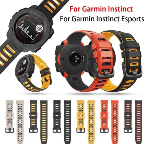 Silicone Band For Garmin Instinct Replacement Strap For Garmin Instinct Esports Smart Watch Bracelet Soft Sport Wrist Strap