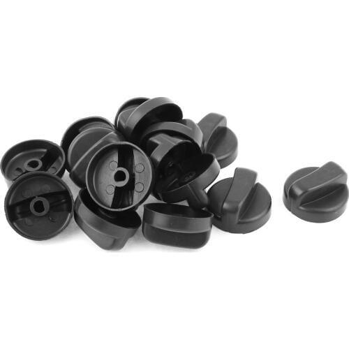 SDFC-15 pcs Stove Gas Stove Plastic 8 mm Dia Mount Hole Knob drop shipping