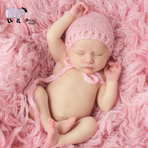 Baby Boy Girl Mohair Hat Newborn Photography Props Infant Baby Photo Shoot Cap bebe fotografia Accessories fotoshooting Props