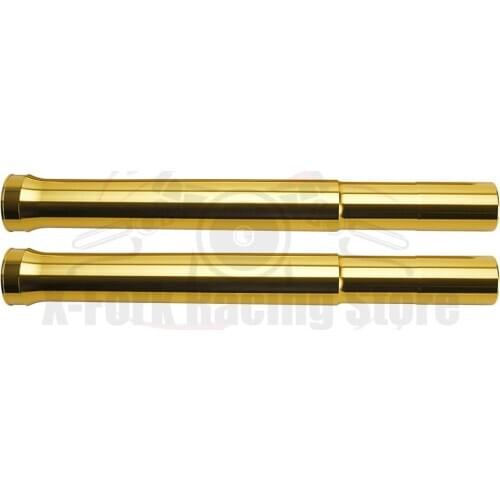 Front Outer Fork Tubes Pipes Bars Golden Pair For BMW G310R 2017-2019 2018 Length 500mm/19.69inch