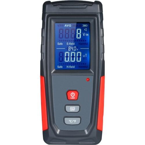 High Precision Handheld Mini Digital LCD EMF Tester Electromagnetic Field Radiation Detector Meter Dosimeter Tester Counter