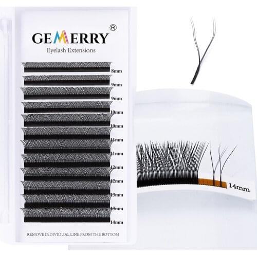 YY Lashes Premade Fans Eyelash Extensions Soft Faux Mink False Eyelashes Natural Blooming Cílios Building Eye Makeup Supplies