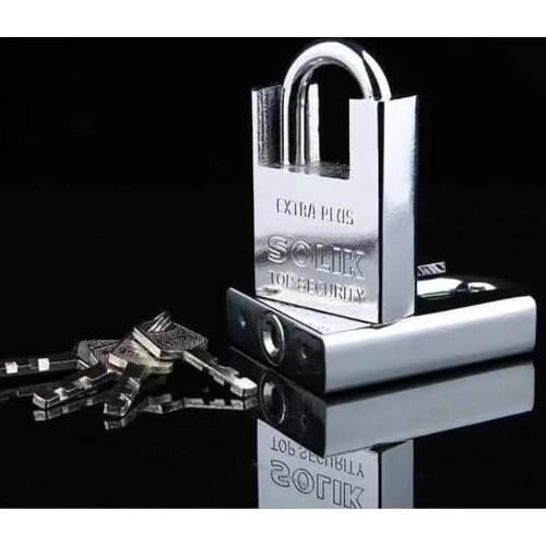 Anti-rust Keyed Hidden Shackle Padlock Waterproof Multifunctional Anti-Theft Gate Lock Pry Door Lock Unlocked Head Window Lock