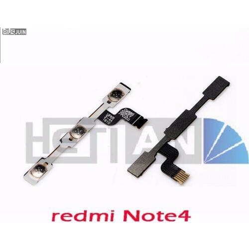 1PCS for Xiaomi Redmi Note 4 Side Power Volume Key ON/OFF Button Switch Flex Cable Ribbon Replacement Repair Spare Parts