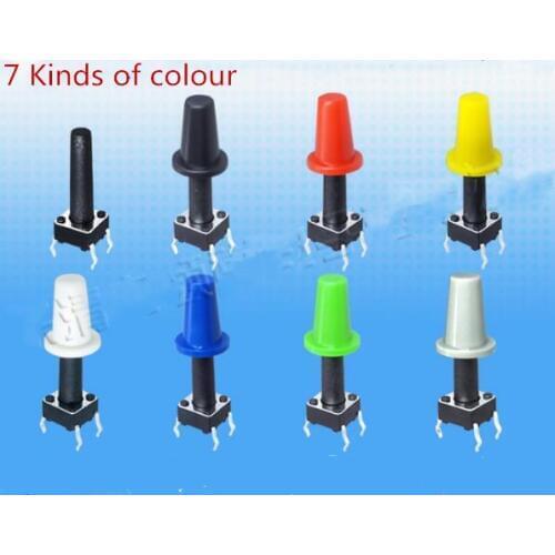 160PCS inside diameter 3mm key cap apply 6 * 6 round head button touch switch cap