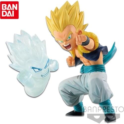Bandai Genuine Dragon Ball Z G X Materia THE Gotenks Super Ghost Kamikaze Attack Anime Action Figure Collection Model Toys