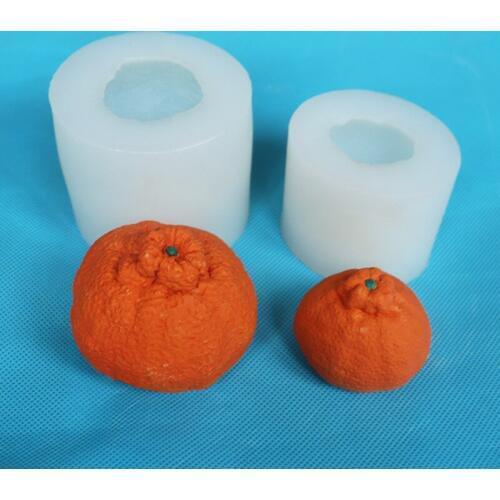Big Clown Orange Silicone Fondant Mold Aromatherapy Candle Mobile Phone Epoxy Clay Mold XGY-340