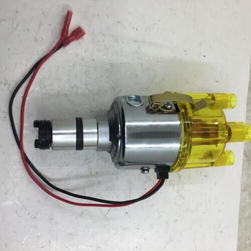 SherryBerg electronic distributor 009 / 094 Centrifugal Advance Distributor Chrome For VW 1200 - 2332cc Engines golden clean cap