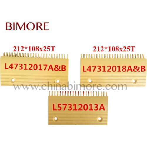 L47312018AB Escalator Plastic Comb Length 212mm Width 108mm Install Size 145mm 25T Right