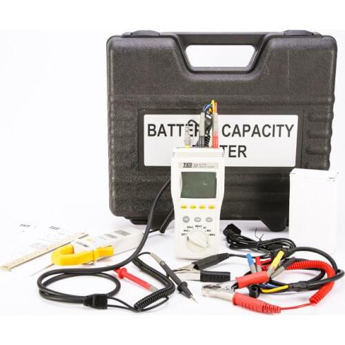 TES-33 Battery Capacity Tester Measure Battery Resistance DCA/DCV/Capacity/Resistance/Temperature with USB Datalogger
