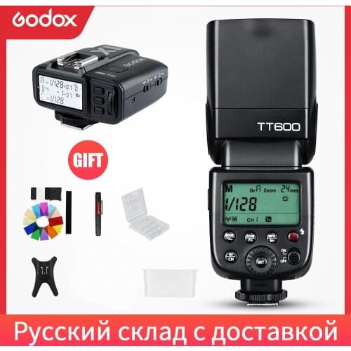 Godox TT600 2.4G Wireless Camera Flash Speedlite + X1T-C/N/F Transmitter Wireless Flash Trigger