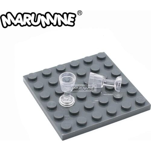 Marumine MOC Bricks Mini Utensil Goblet 2343 Cup 30PCS Building Blocks Compatible 6269 Prefabricated Hobby Construction Parts