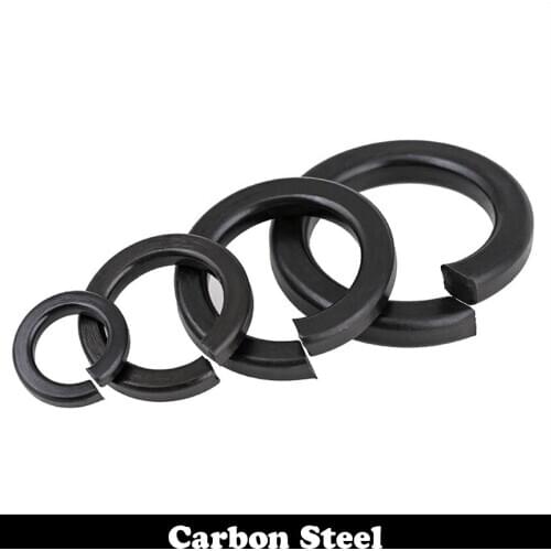 M14 M16 M18 M20 M22 M24 M27 M30 Grade 8.8 Carbon Steel DIN127 GB93 Square End Gasket Ring Cushion Split Lock Spring Washer