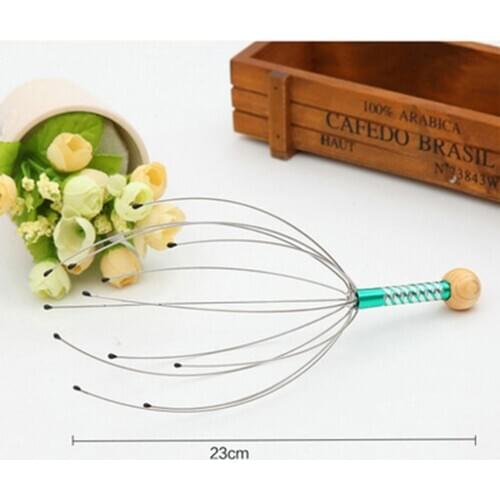 Head Massager Scalp Relaxing Relieving Treatment Stress Therapeutic Tool For Escaping Stress Easy to Take