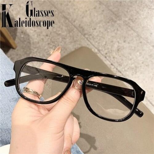Blue Light Blocking Glasses Women Men Transparent Frame Vintage Eyeglasses Optical Compute Gaming Spectacle Fake Glasses Frames