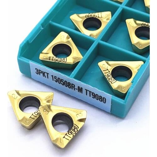 10PCS 3PKT150508R-MTT9080 Original High Quality Hard Alloy Blade Cylindrical Turning Tool CNC Turning Tool