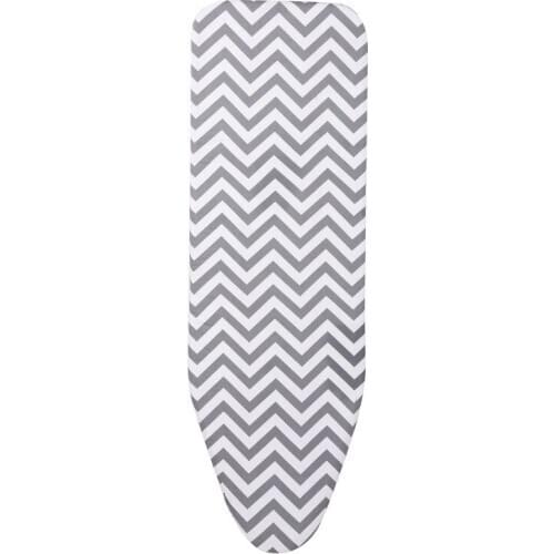 Practical 150x50cm Durable Reusable Flat Lightweight Heat Resistant Cotton Ironing Board Cover Felt Pad Household Printed Large
