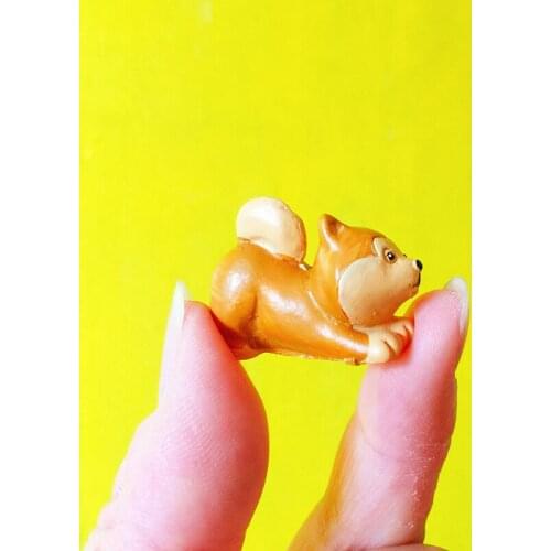 Sale~10Pcs Shiba/dog/puppy/fairy garden gnome/moss terrarium decor/crafts/bonsai/bottle garden/home table decor/r023 DIY