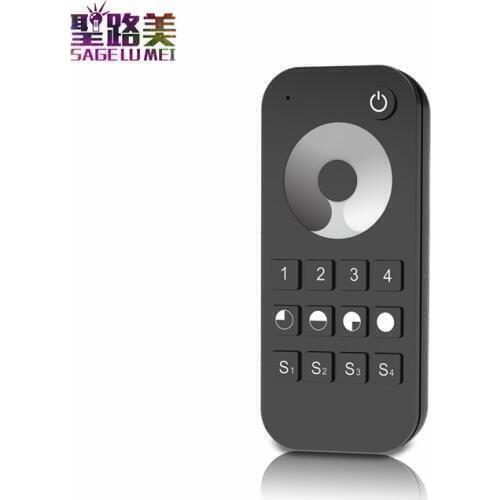 RT1/RT6/RT8 Touch Wheel RF Remote Controller 1,4 ,8 zone dimming Dimmer for 5050-3528 2835 single color led strip light tape