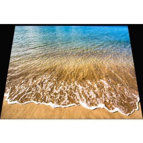 Floor Decoration Mural Self-adhesive Beautiful seascape beach spray 3D floor stereo painting