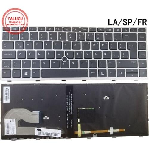 SP/LA/FR Laptop keyboard FOR HP EliteBook 840 G5 846 G5 745 G5 NO Backlit With pointing stick