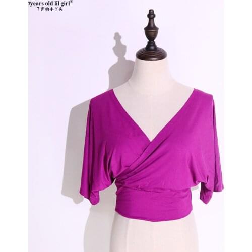 ATS Belly Dance CHOLI Modair Cotton Bared Bat-Sleeve GKK22