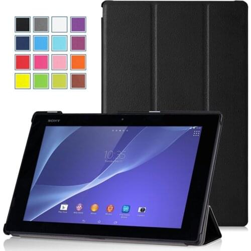 Ultra-thin Anti-fall Shell Case for Sony Xperia Z2 Tablet Protective Sleeve SGP541/511/512CN Leather Case