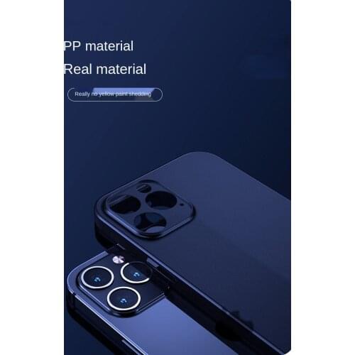 Ultra Thin Matte PP Case For iphone 12 Mini Pro Max Full Cover Hard PC Shockproof Case