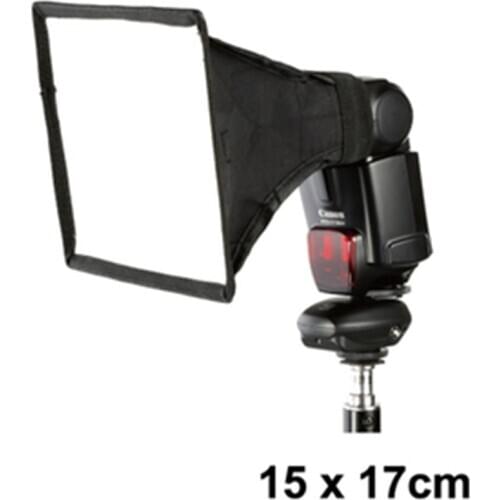 Foleto 15*17cm Universal Mini Portable Softbox Diffuser for canon nikon yongnuo godox Flash Speedlite Speedlight