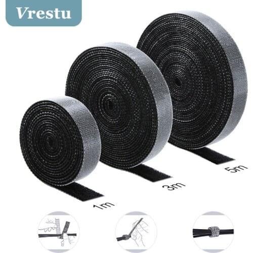 USB Cable Organizer Winder Wire Organizer Ties Mouse Wire Earphone Cable PC Cord Management Phone Hoop Magic Tape Protector Clip