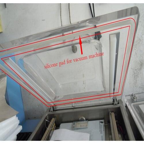 Single chamber & double chamber Vacuum machine silicone strip 6*12mm Vacuum machine sealing strip accessories
