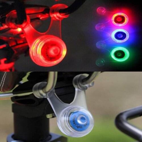 Bicycle tail light safety warning silicone lamp light night riding frog light hot wheel storm flashing small hanging light