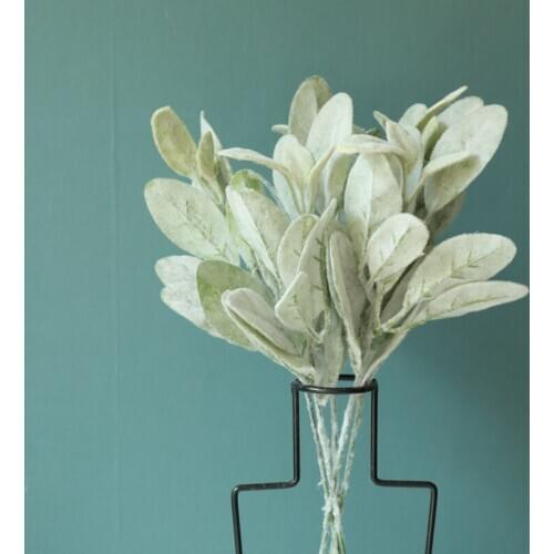 1pc artificial green plant leaves flower wedding decorations diy flower arrangement Accessories