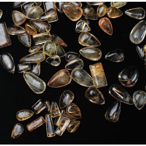 1pcs Natural Rutilated Quartz Point Tibet Himalayan High Altitude Hair Crystal Wand Reiki Healing Spiritual Meditation Tower