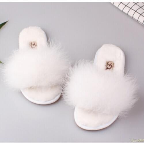 2020 New Spring Summer Winter Home Cotton Plush Fur Slippers Women Indoor Floor Bedroom Flat Shoes wholesale