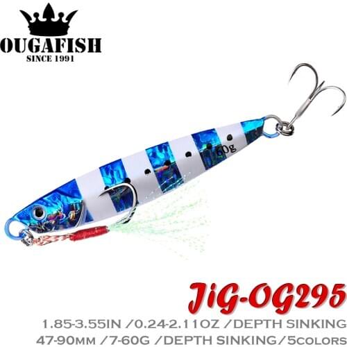 2021 Metal Jigs Fishing Lure Jig Weights 7-60g Sinking Peche Pike Carp Fish Goods Holographic Winter Artificial Bait Accessories