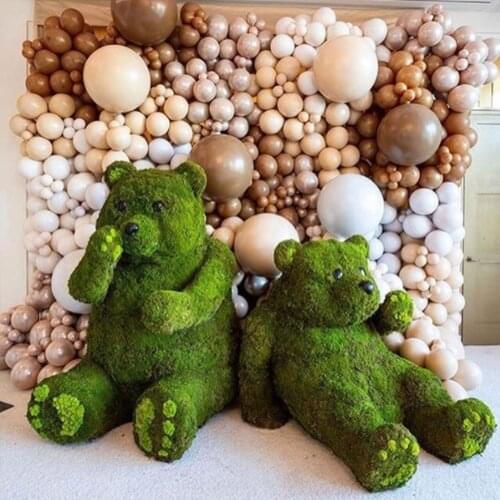 50pcs 36/18/12/10/5 Inch Coffee Cream Peach Balloon Decorations Wedding Baby Shower Balloon Arch Birthday Party Decor Supplies