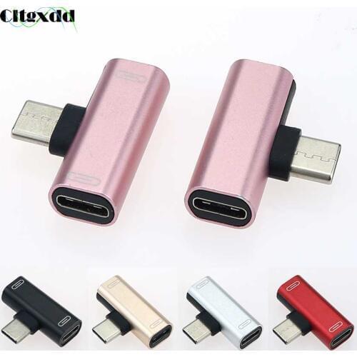 Cltgxdd Dual Type C USB-C Earphone Headphone Audio Charging Charger Adapter Splitter Convertor for Xiaomi 9 8 for Huawei