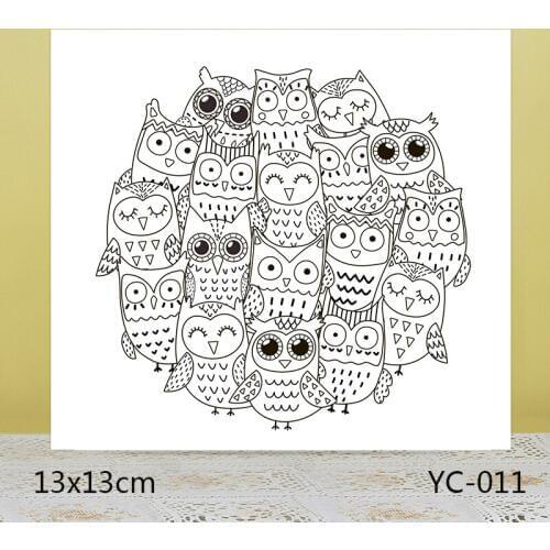 AZSG Lovely big eyes Clear Stamps/Seals For scrapbooking DIY Card Making/Album Silicone Decoration crafts