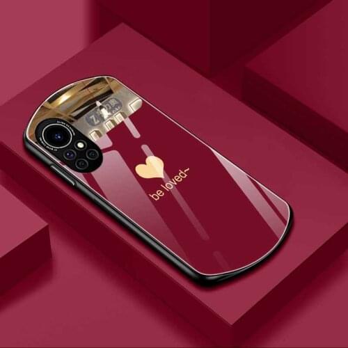 For Huawei Nova 8 7 Se 5 Pro 6 Case fashion Hard Tempered glass Mirror protective Back Cover Case For huawei nova 5 6 7 8 pro