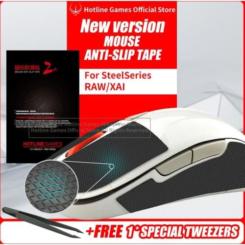 Hotline Games Mouse Anti-Slip Tape for SteelSeries Sensei RAW Sweat Resistant Pads Mouse Side Anti-Slip Stickers Mouse Skates