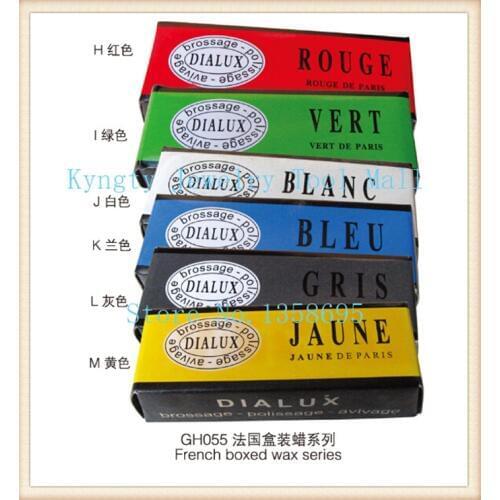 2016 Newest Jewelers Rouge Polishing Compound For Gold & Silver dialux polishing wax 6pcs/set