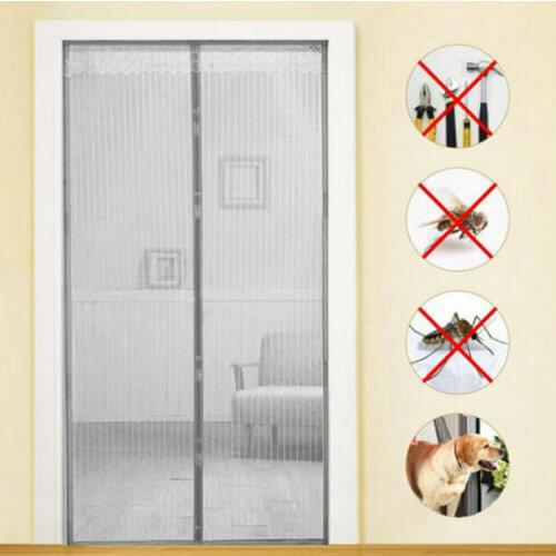 Mosquito Net Curtain Magnets Door Mesh Insect Sandfly Netting with Magnets on The Door Mesh Screen Hand Free Mosquito Repeller